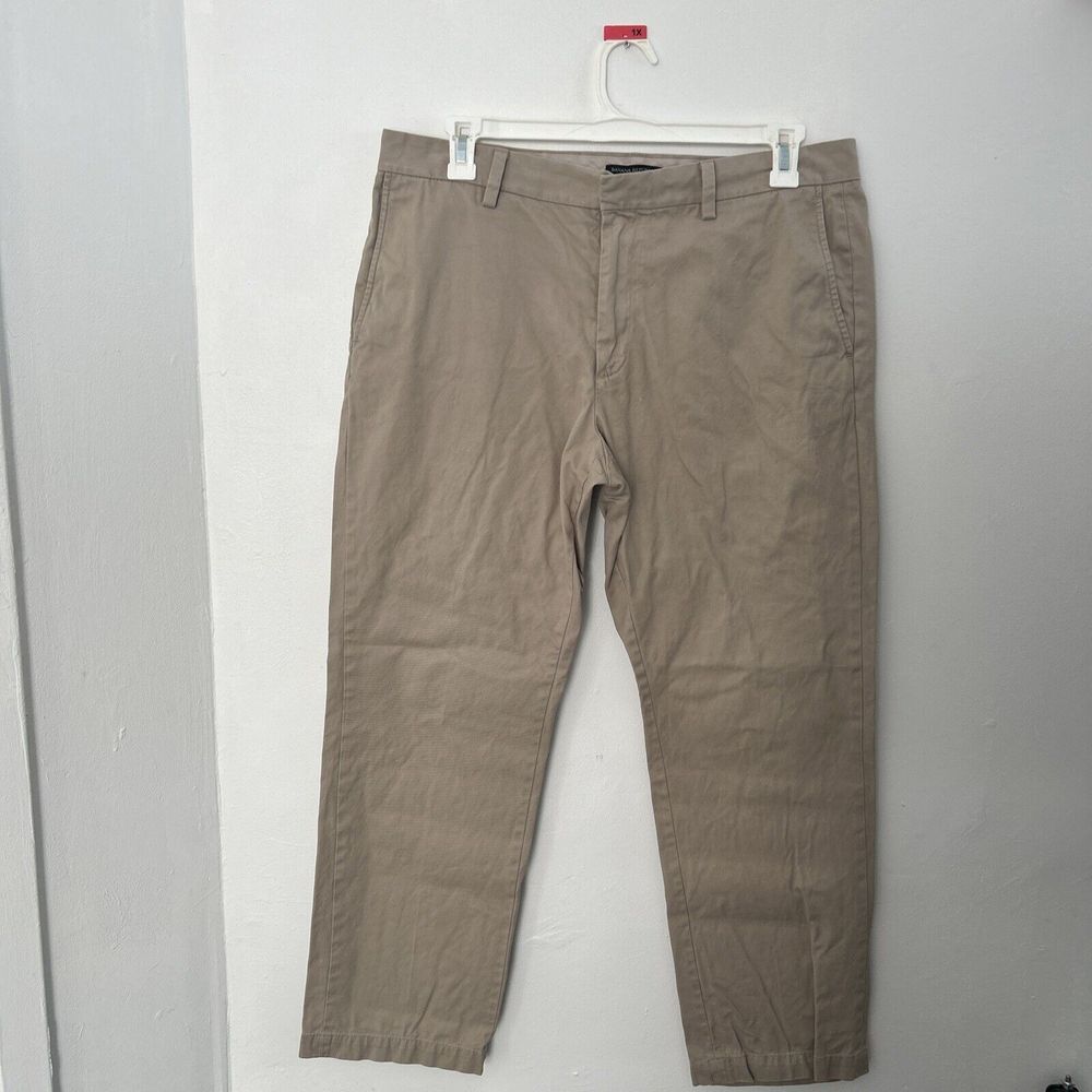 Banana Republic Emerson Chino 100% Cotton Orginal Mens Pants Size 36x32